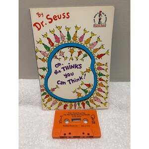 Beginner Books Read Along Book Cassette Dr. Seuss The Thinks You Can Think